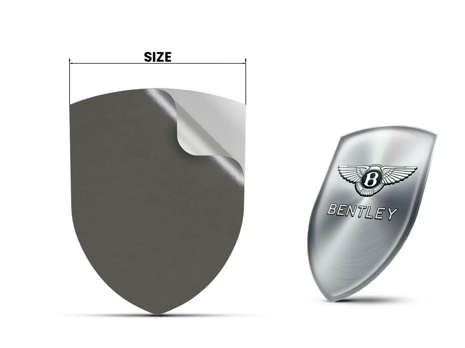 Bentley Adesivi Paraurti Auto su Misura Stile Lusso Premium